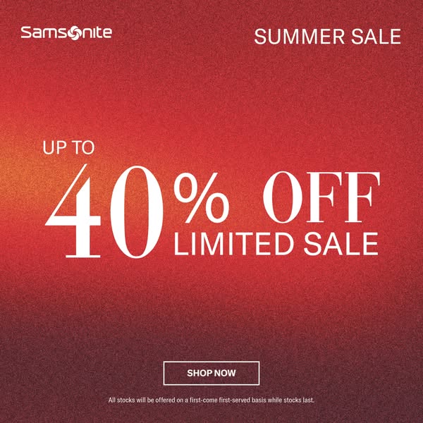 samsonite promotion