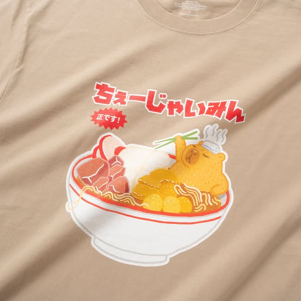 T-shirts with Hong Kong food designs at discounted prices for 7 days.