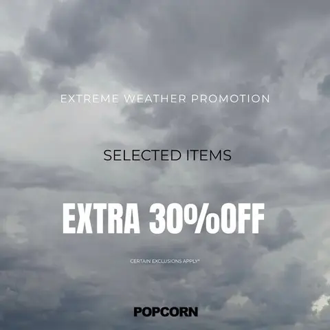 popcorn supply: Up to 70% off storewide plus extra 70% off on new items with purchase