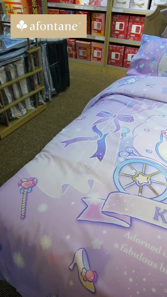 A-FONTANE 雅芳婷 — New Kuromi bedding collection with VIP pricing from HK$210, exclusive pre-sale at Yata department store until May 17.