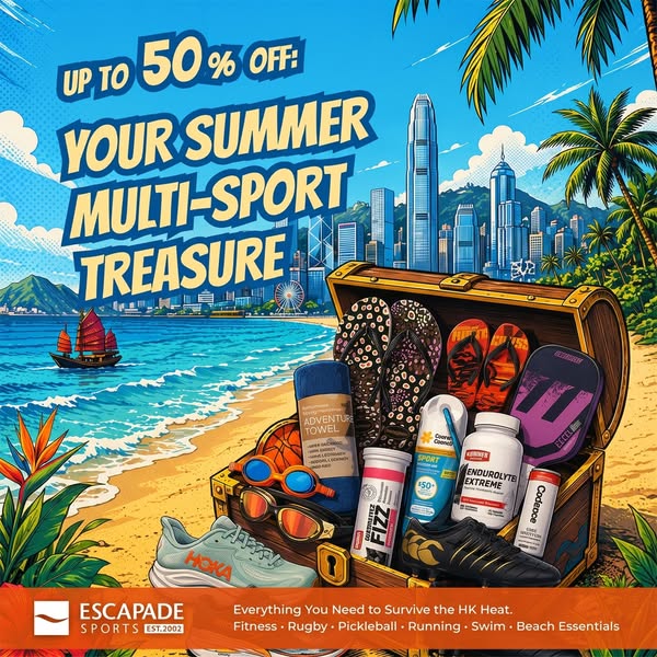 escapade: Up to 50% off multi-sport gear including runners, swim gear, and smartwatches