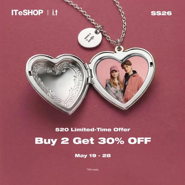 ITeSHOP: Buy 2 designated spring/summer items and get 30% off