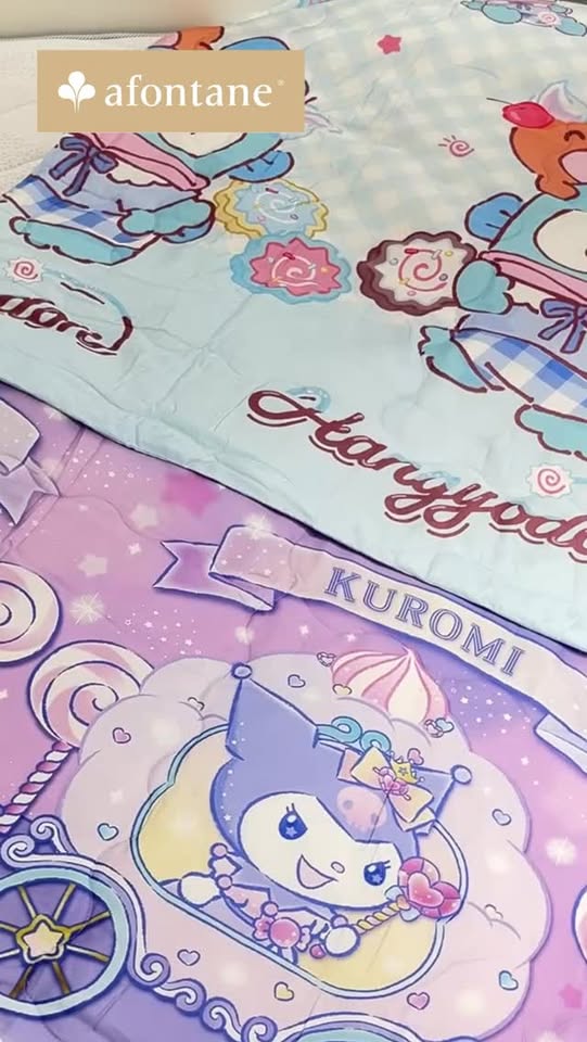 A-FONTANE 雅芳婷 — Modern Silk 60S cartoon cooling blanket from HK$439 until June 14.