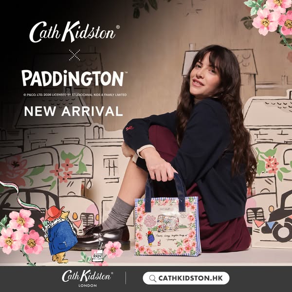 cath kidston: Enjoy 10% discount on purchases over HKD 1,000 for Cath Kidston x Paddington…