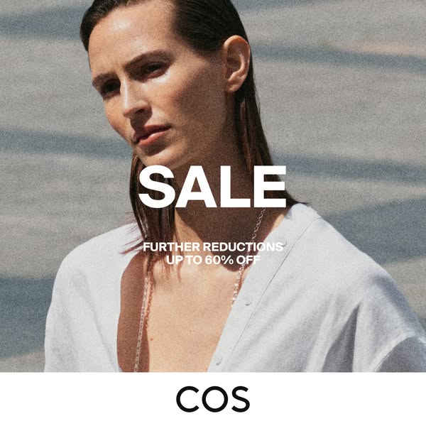 cos: Selected styles discounted up to 60% off