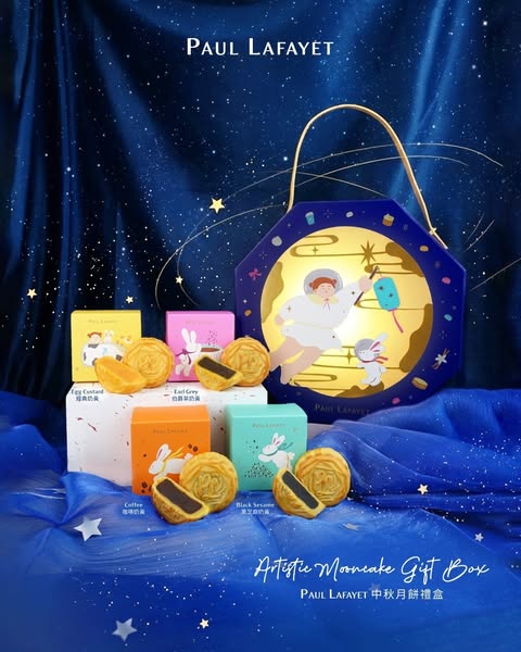 paul lafayet — Mid-Autumn mooncakes: members HK$254/box (25% off), non-members HK$270/box (20% off) until Aug 31.