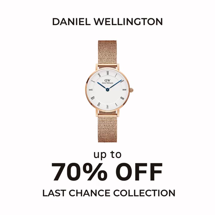 Up to 70% off on Last Chance Collection items.