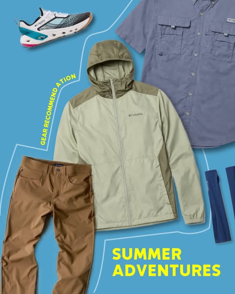 columbia: Selected summer gear up to 50% off, plus extra 10% off when buying 3+ items