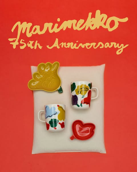 15% off all home products, 25% off selected favourites for Marimekko's 75th anniversary.