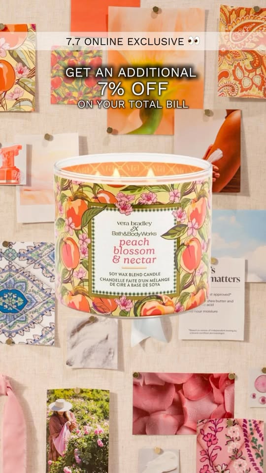 bath & body works — Get extra 7% off your total bill at checkout plus free shipping with no minimum spend.