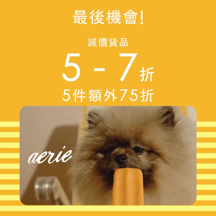 aerie — Up to 50% off; buy 3+ items for additional 15% off, 5+ for 25% off.