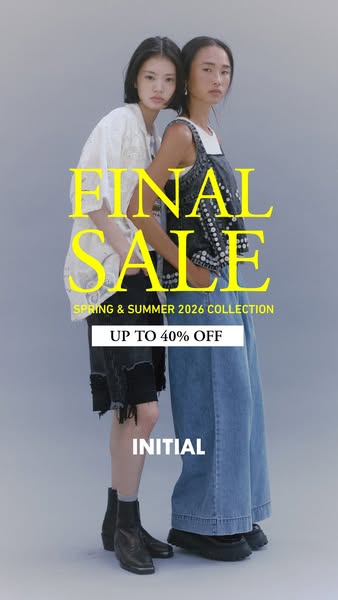 INITIALFASHION: Up to 50% off SS26 Further Sale with new styles added