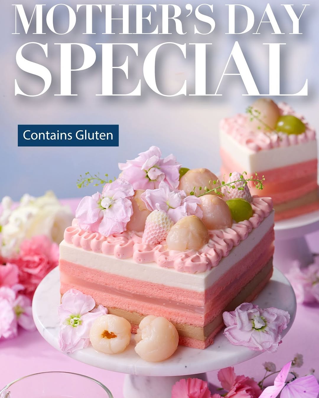 The ONE — Enjoy 15% off selected limited-edition Mother's Day cakes when you pre-order from now until May 8th.