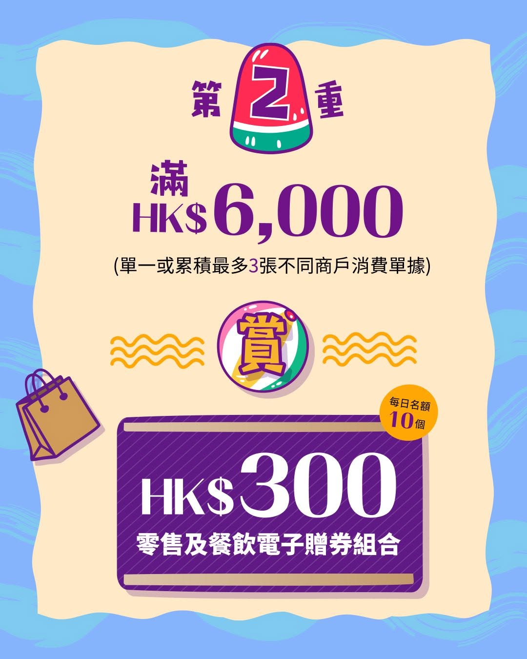 Harbour North 北角匯 — Tiered spending rewards up to HK$1,350 in vouchers. Spend HK$1,000+ for HK$50 vouchers, HK$6,000+ for HK$300, or HK$18,000+ for HK$1,000 across retail, dining, and jewelry.