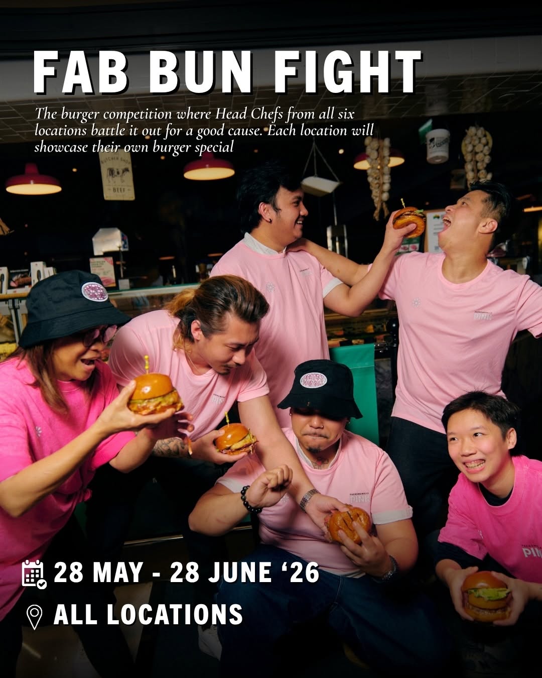 Feather & Bone — Multiple May promotions including 50% off T-Bone Tuesdays, kids eat free on Sunday Roast, Mother's Day gift bundles, and new burger launch.