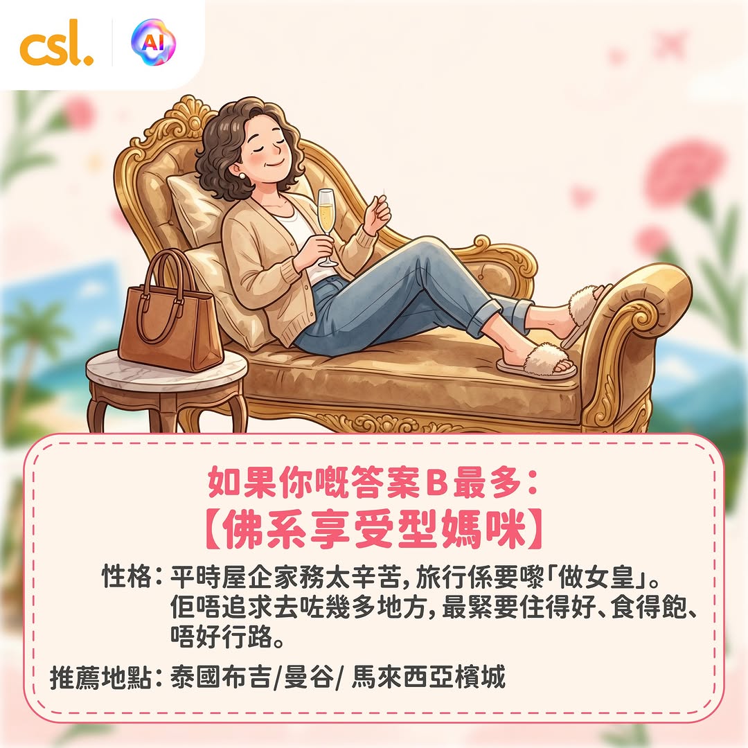 CSL — Select CSL 5G plans include complimentary Club Care annual travel insurance. Upgrade to 'Golden Roaming' service for priority spectrum access and enhanced network stability across 12 premium operators.