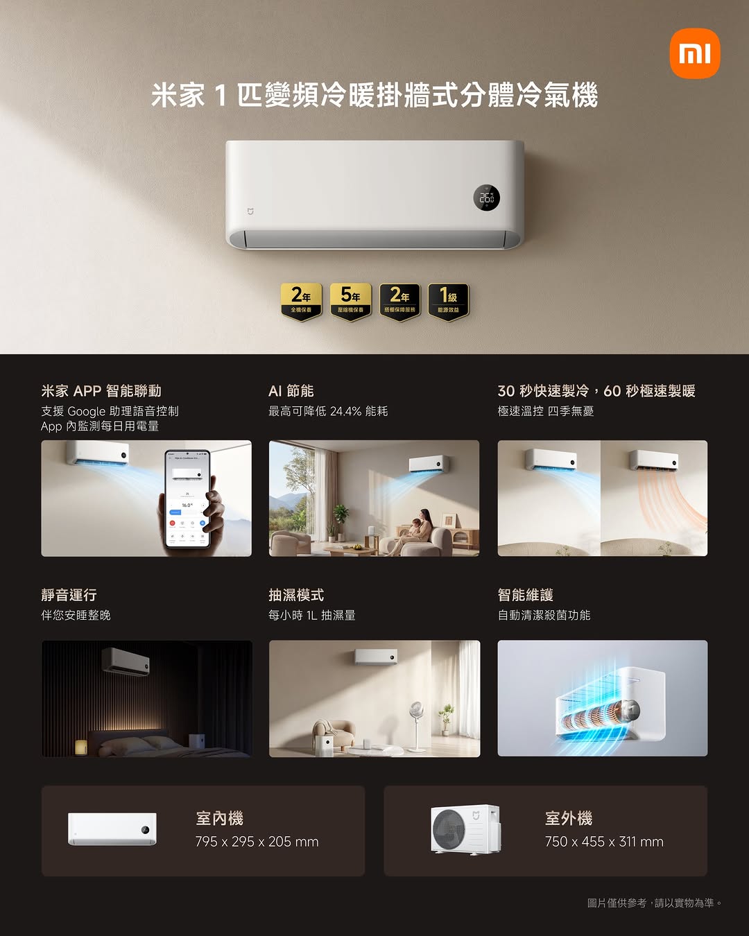 Xiaomi HK: Pre-order the Mijia 1HP air conditioner and receive 500 bonus points. Free…
