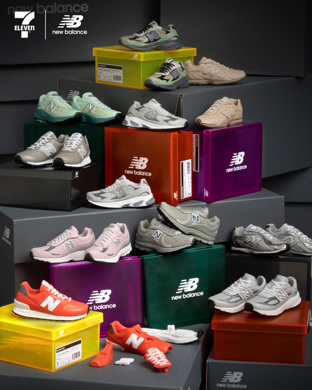 7-Eleven: Collect stamps to exchange for New Balance mini building block model sets. 4…
