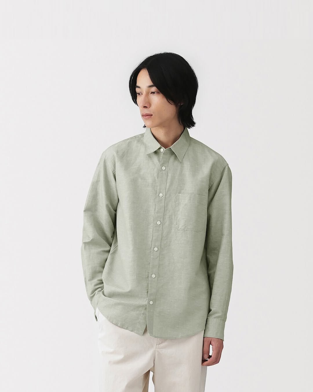 MUJI: Linen clothing collection available at promotional pricing. Limited quantity…