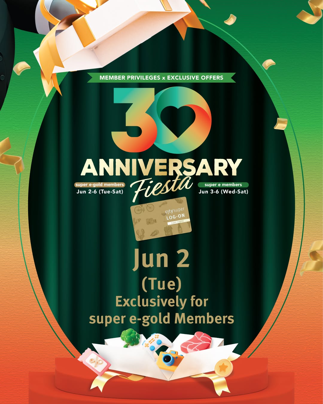 city'super: super e-gold members enjoy up to 20% off across food, wine, LOG-ON, dining…