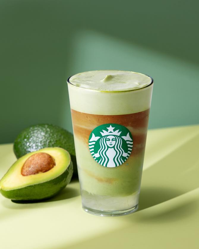 starbucks — Starbucks Rewards members get free upsize on Avocado Cloud and Kiwi Passionfruit collections from today until June 8.