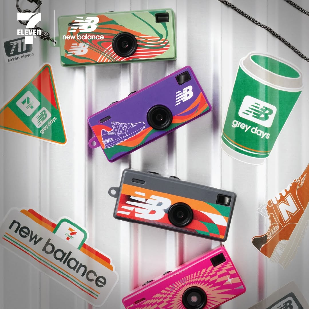 7-Eleven — Collect stamps to redeem retro cassette players, mini cameras, or folding sports bags with additional cash payment. Limited redemption period until July 3, 2026.