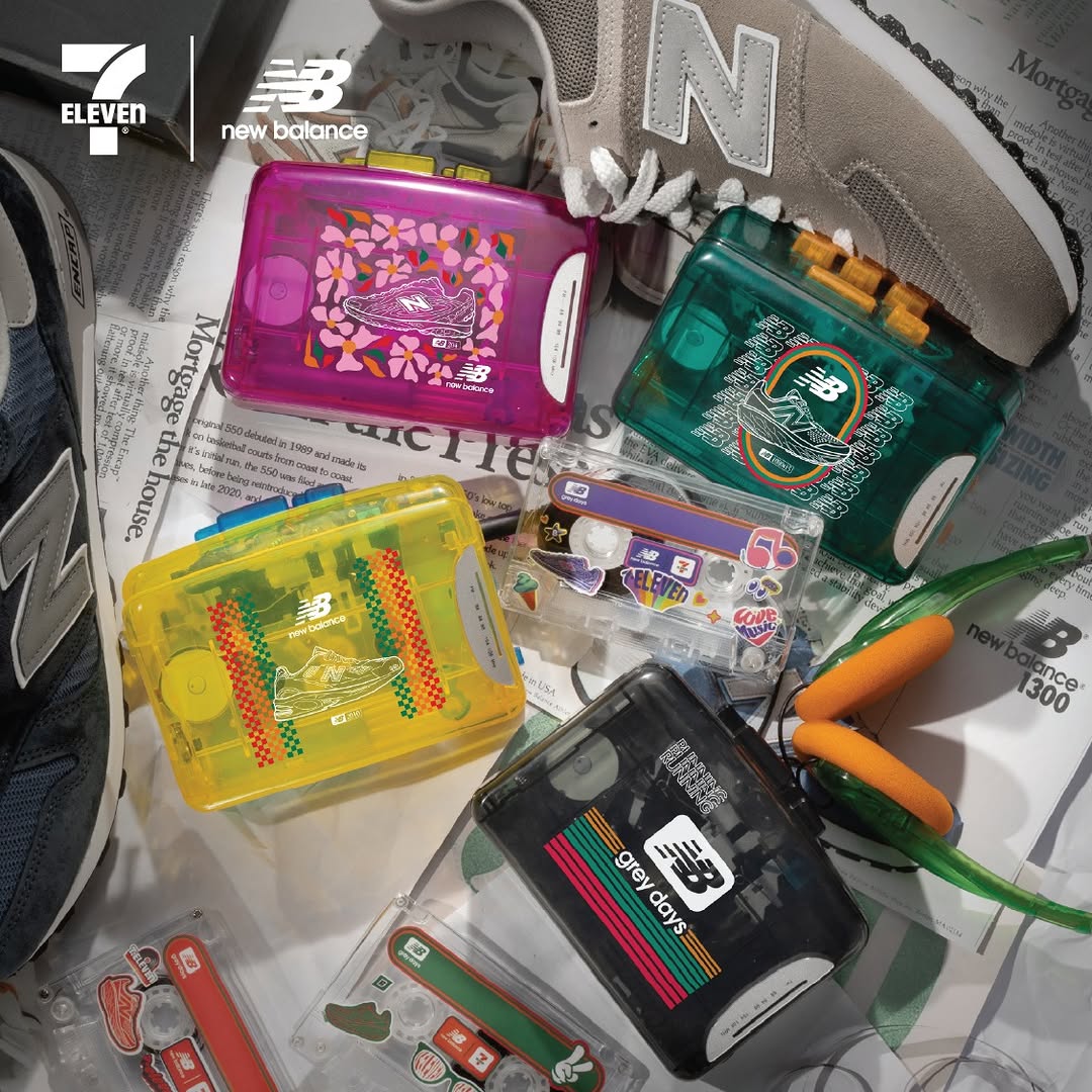 7-Eleven — Collect stamps to redeem retro cassette players, mini cameras, or folding sports bags with additional cash payment. Limited redemption period until July 3, 2026.