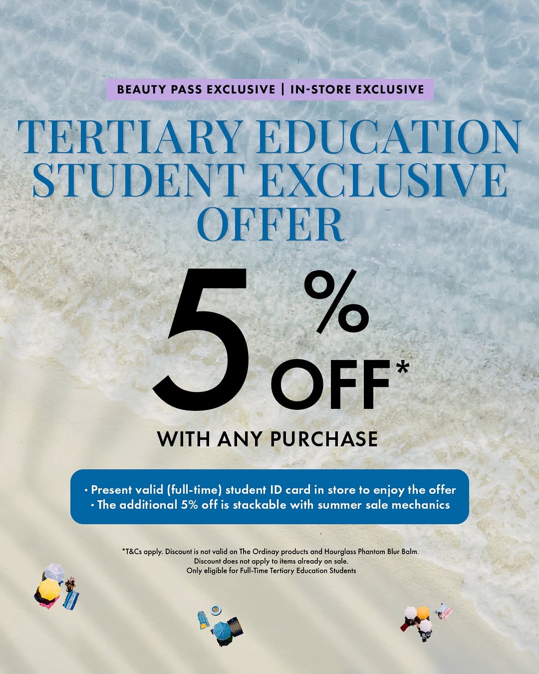sephora: Students get 5% off in-store with valid ID, stackable with summer sale. Members…
