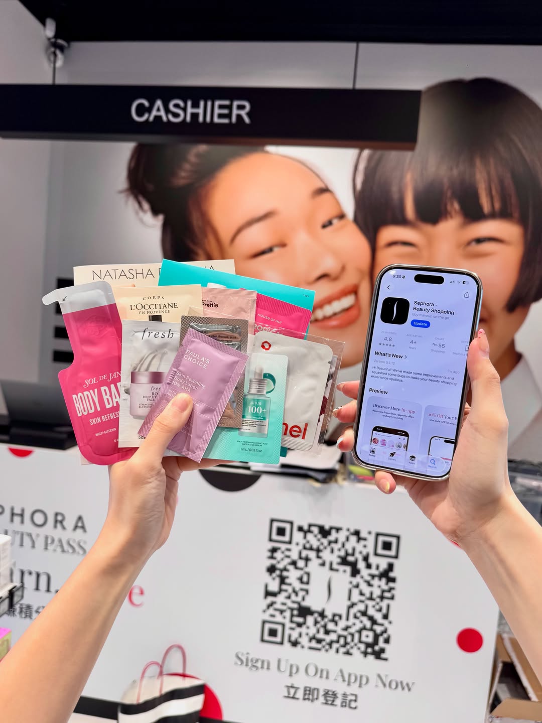 sephora: New Beauty Pass members can receive a free beauty sachet at the store opening…