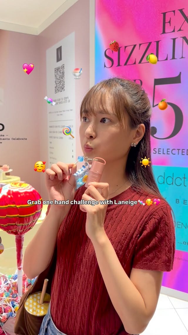Purchase any Laneige product at selected Sephora stores to receive a free Chupa Chups charm and one attempt at a grab challenge for deluxe samples.