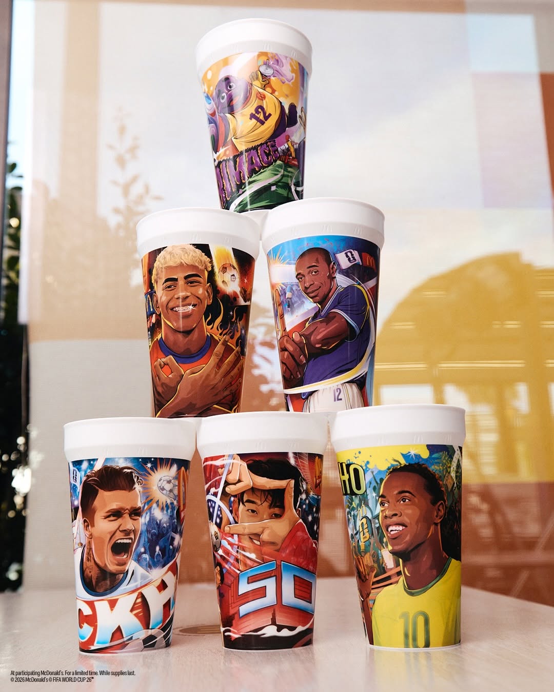 McDonald's — Redeem 3000 loyalty points via app for free limited-edition collectible cup set on June 15 at 11am. Only 500 sets available, first-come-first-served.