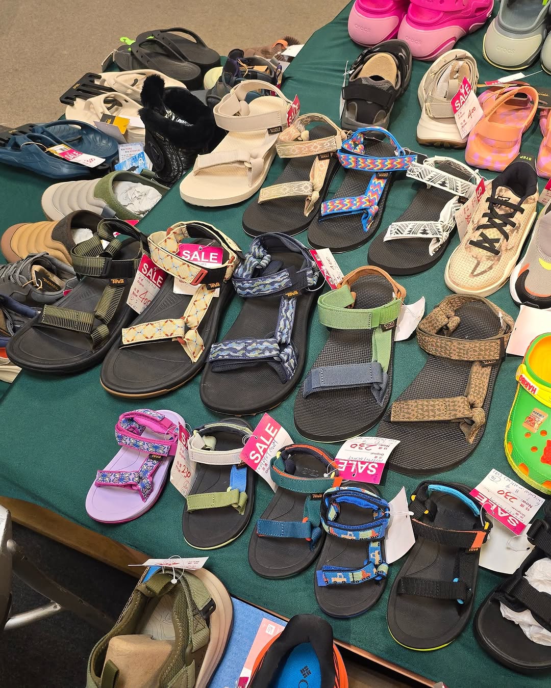 Harbour City Bazaar — Fashion and lifestyle fair with tiered discounts on selected apparel: 10% off 1 item, 20% off 2+ items on swimwear, sportswear, and shoes. Fixed prices on branded items from HK$135–HK$449.