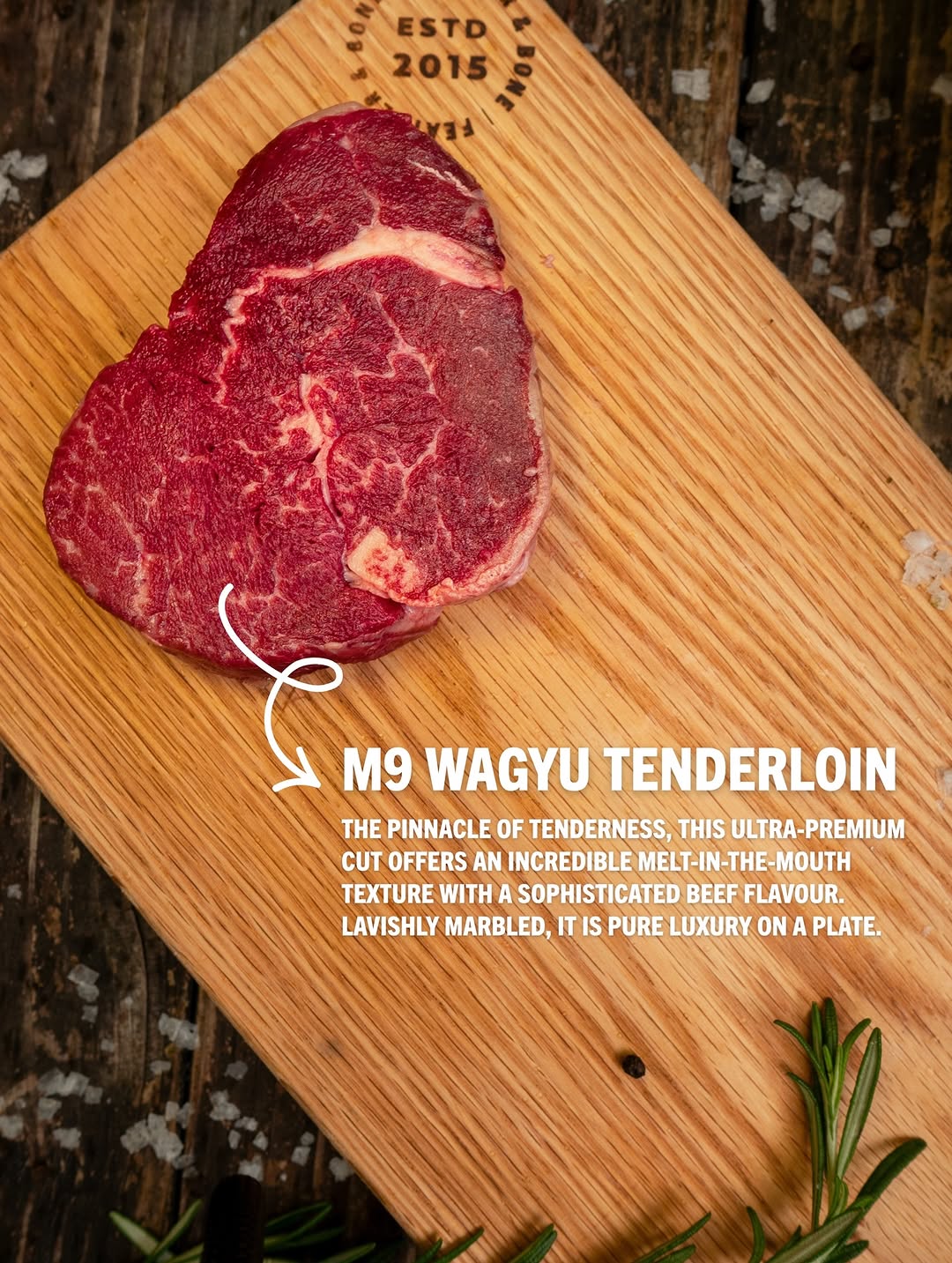 feather & bone — M9 Wagyu Trio Bundle at 60% off (HK$1,451 from HK$3,628) + free bottle of Three Butchers Shiraz wine.