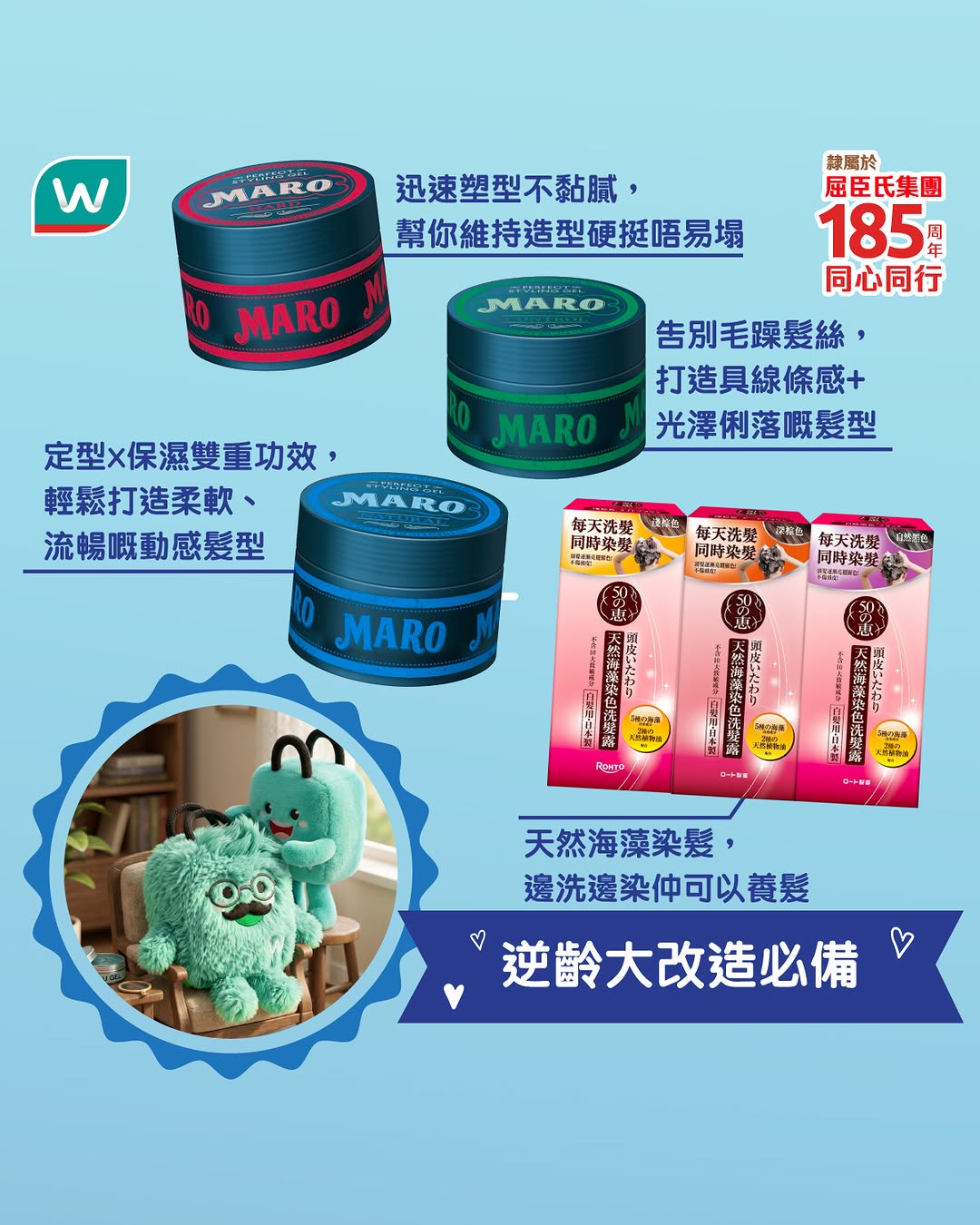 Watson's — Father's Day gift guide featuring a HK$185 gift voucher and curated product recommendations for fathers.