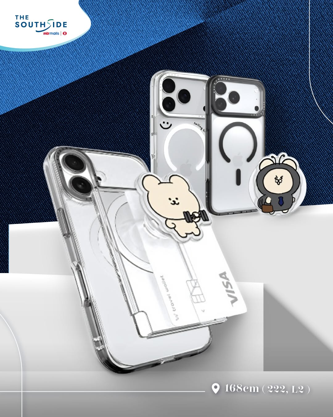 the southside — Father's Day promotions across multiple brands: AIGLE 20% off menswear + free gift with minimum spend; AV Life HK$100 Godiva voucher with HK$1,000 headphone purchase or up to HK$600 vouchers with Samsung TV; Cuppananno free tea with 3-piece bundle purchase.