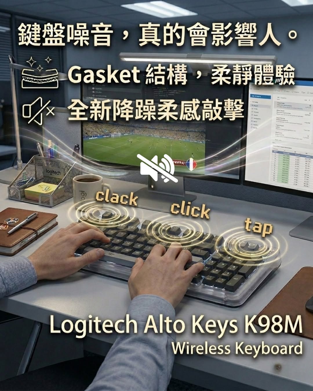 logon: Buy Logitech K98M keyboard, get free limited-edition keycap set (value HK$199)…