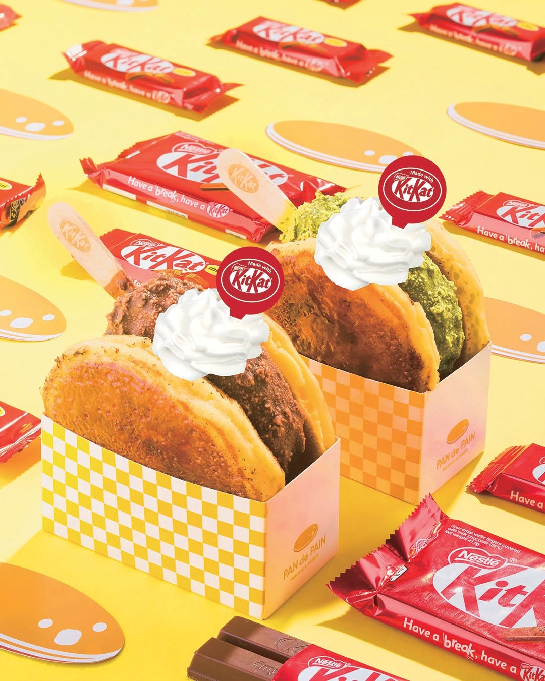 apm: Free KITKAT chocolate with dine-in purchase at PAN de PAIN. New collaboration…