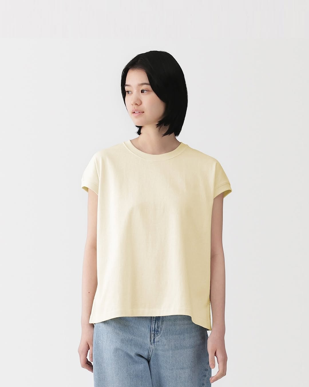 MUJI — Selected cotton blended striped t-shirts and cotton shorts on sale at special prices. Limited stock available.