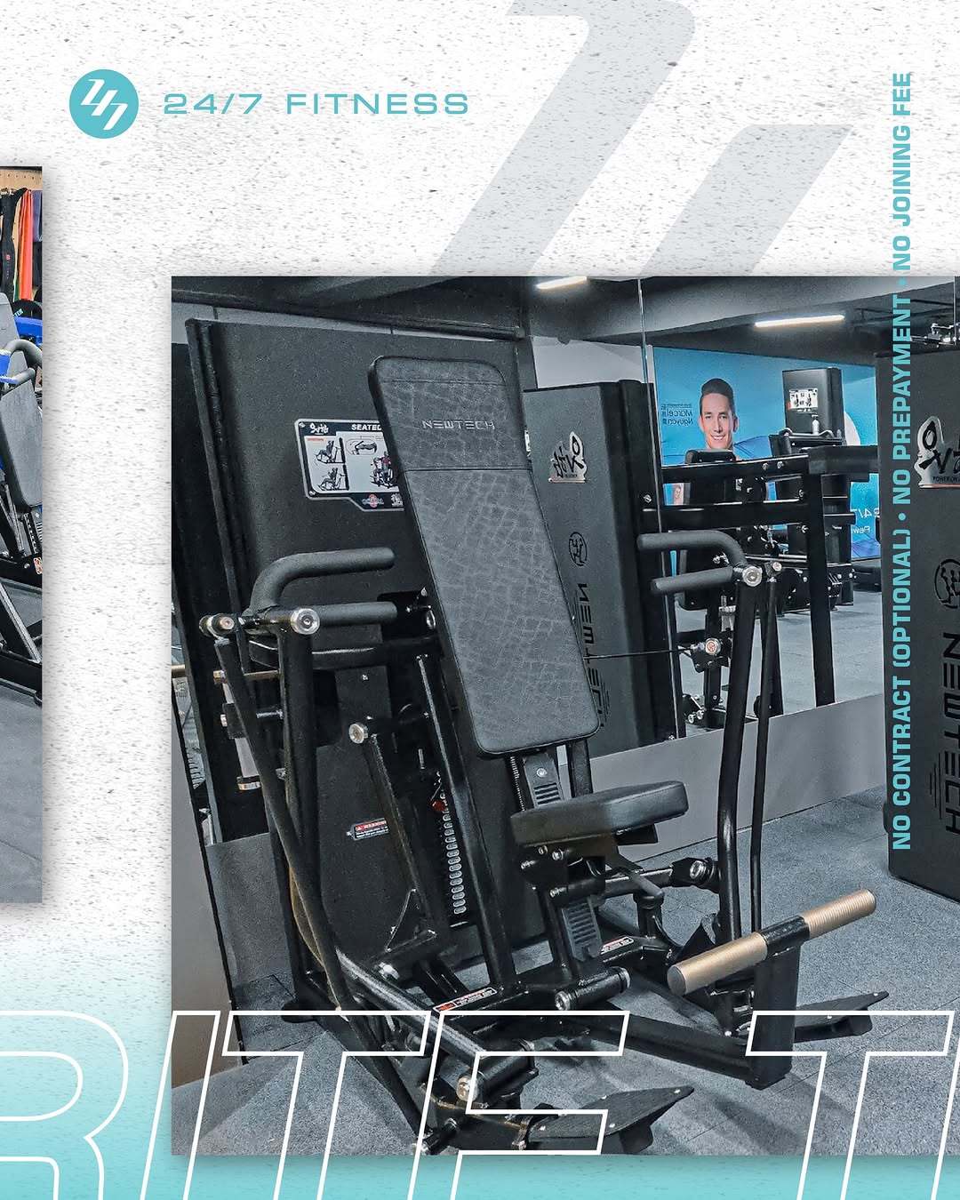 24/7 fitness — Free fitness experience trial at newly renovated North Point branch.