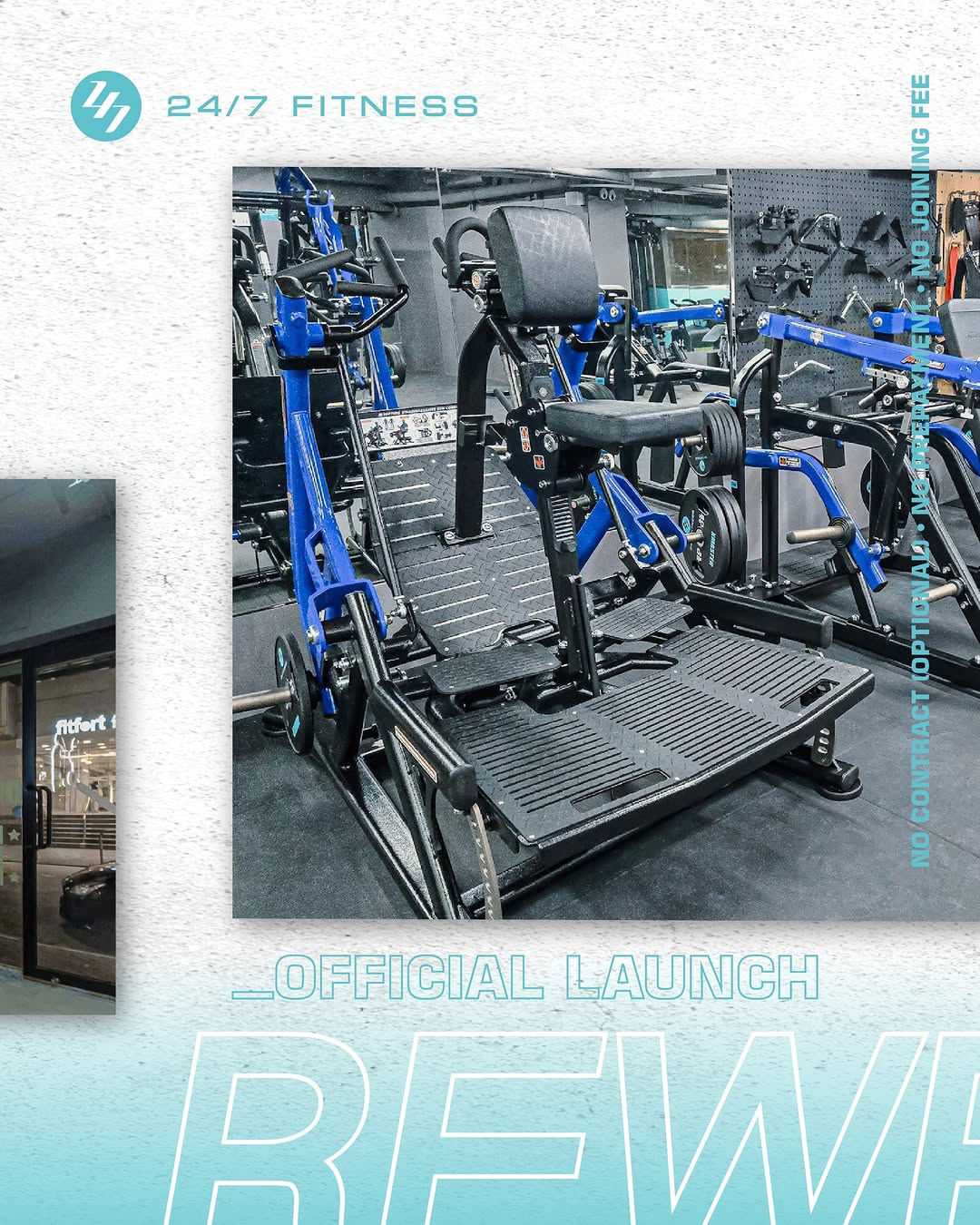 24/7 fitness — Free fitness experience trial at newly renovated North Point branch.