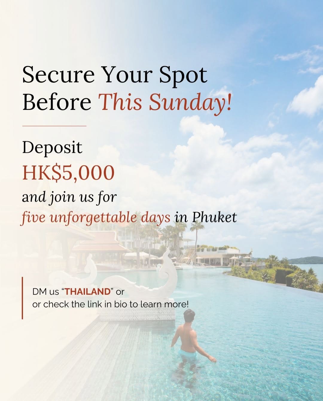 ikigai — Early bird savings of up to HK$2,800 on a 5-day wellness retreat in Phuket. Limited until 28 June midnight.