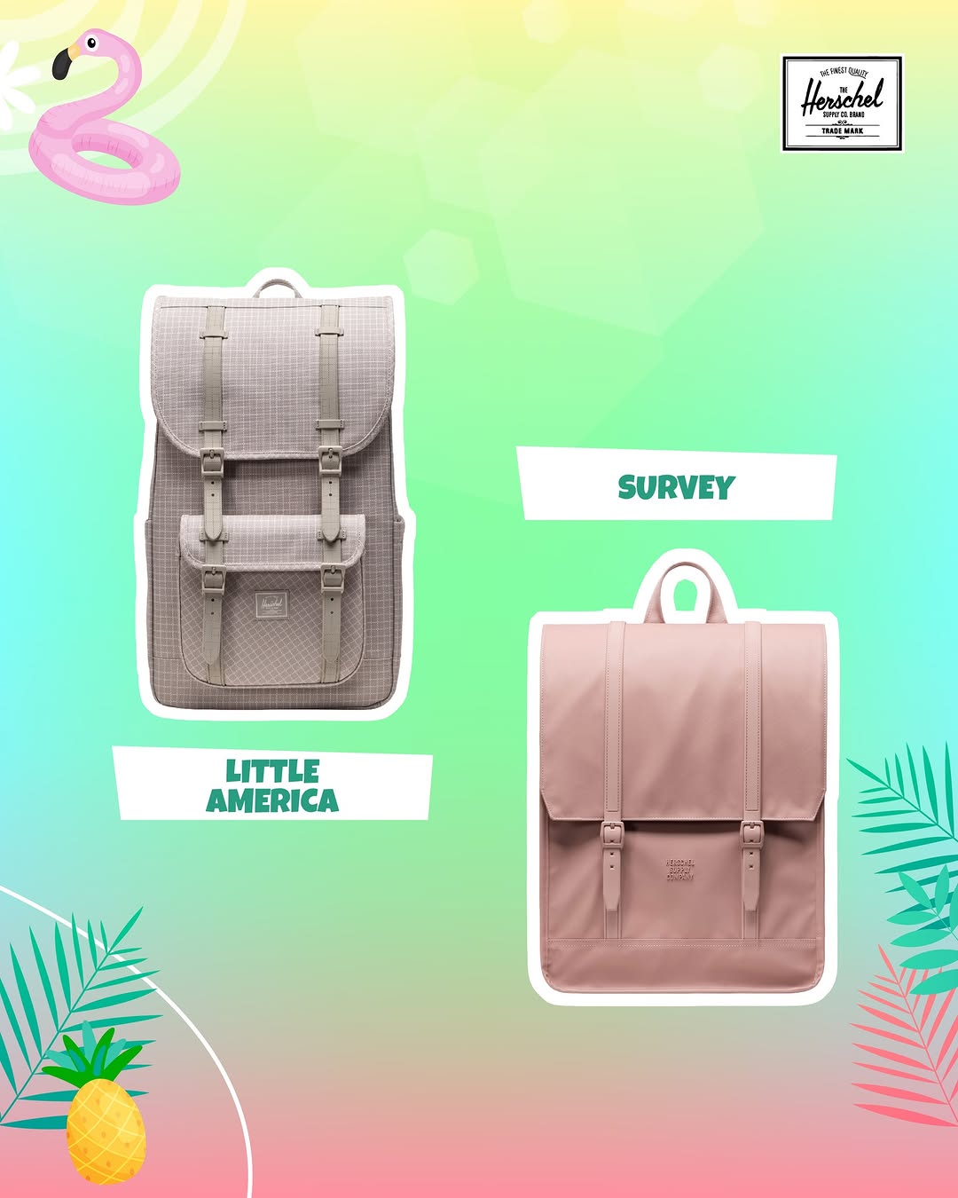 herschel — Get 25% off full-priced items at Herschel stores during summer sale from now until July 27, 2026.