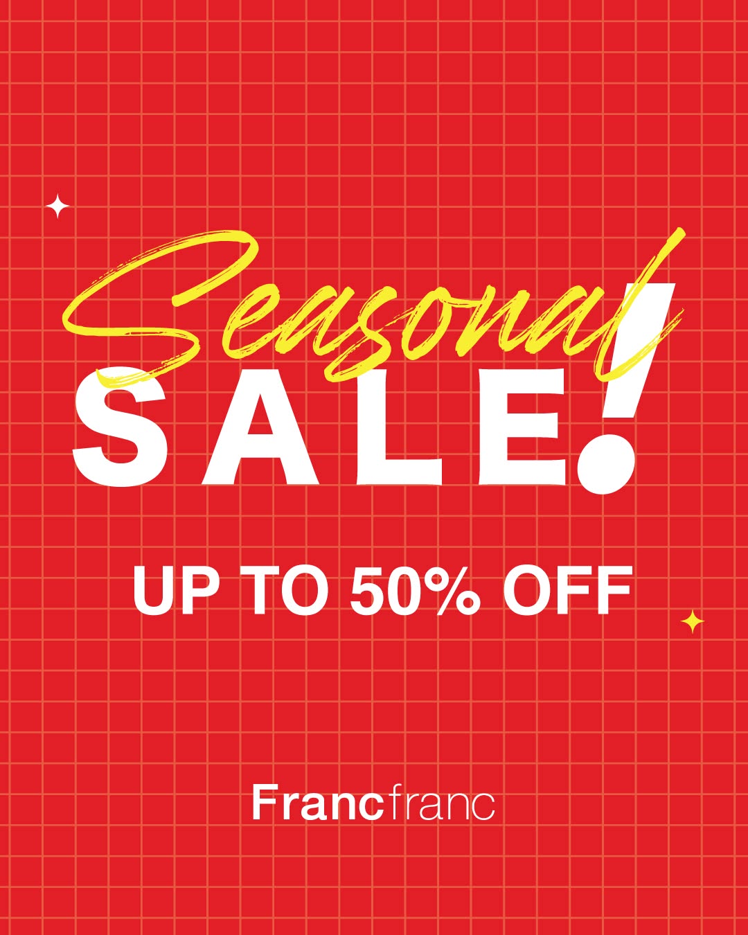 francfranc: Up to 50% off spring/summer products during Francfranc's seasonal sale. Over…