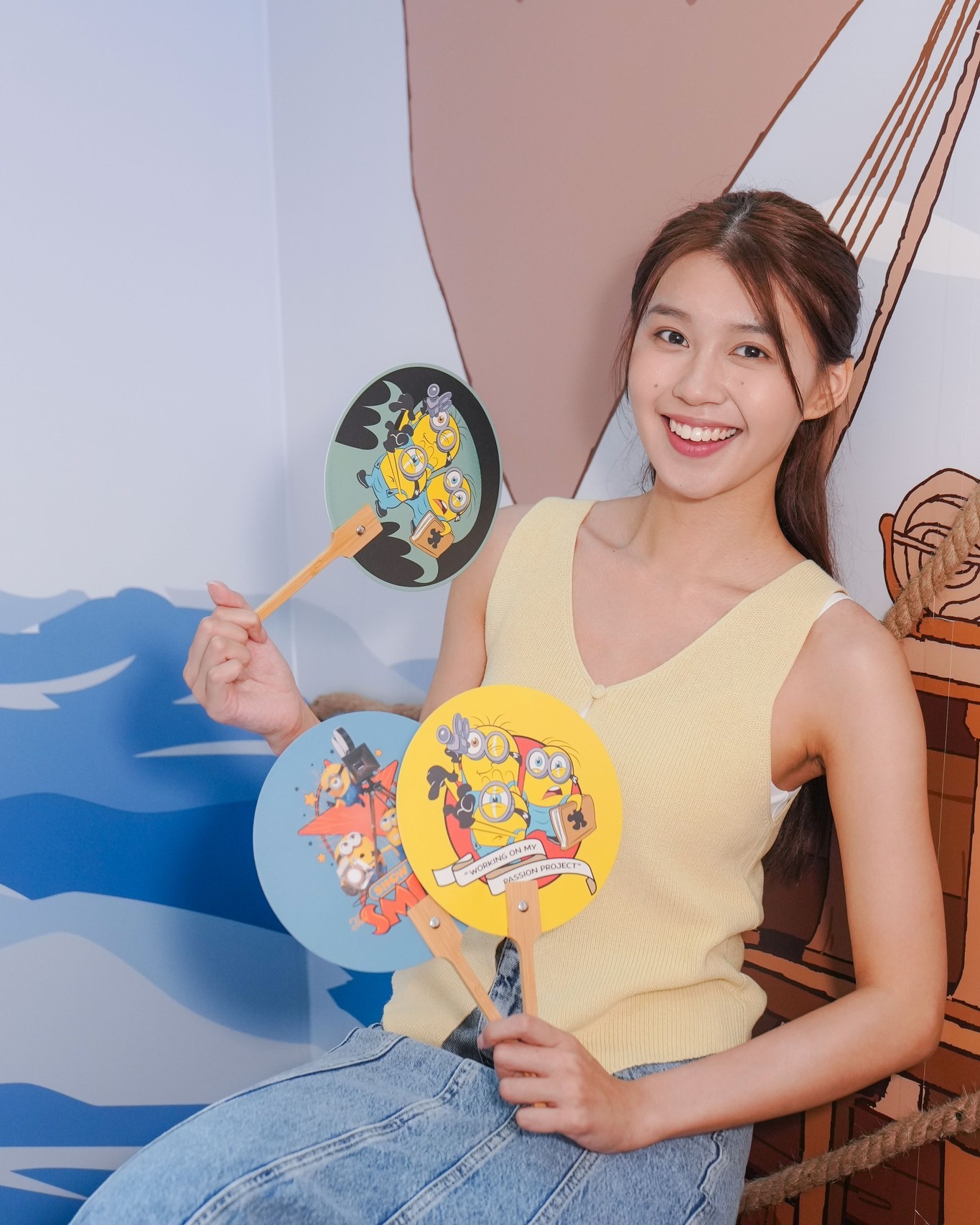 times square — Complete 2 missions and spend HK$300+ to earn free Minions movie voucher, paper goggles, and exclusive fan (first 300 members).