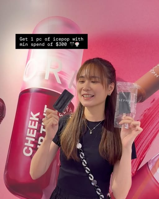 sephora — Spend HK$300 for free icepop or HK$800 for 5-piece gift set + phone strap worth HK$298.