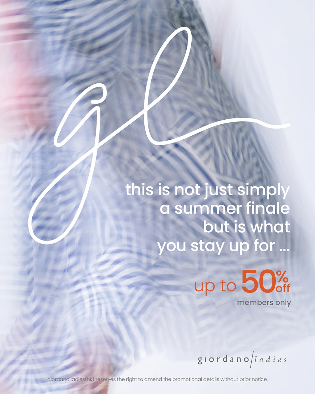 giordano ladies: Members-only summer finale with up to 50% off select Giordano ladies pieces