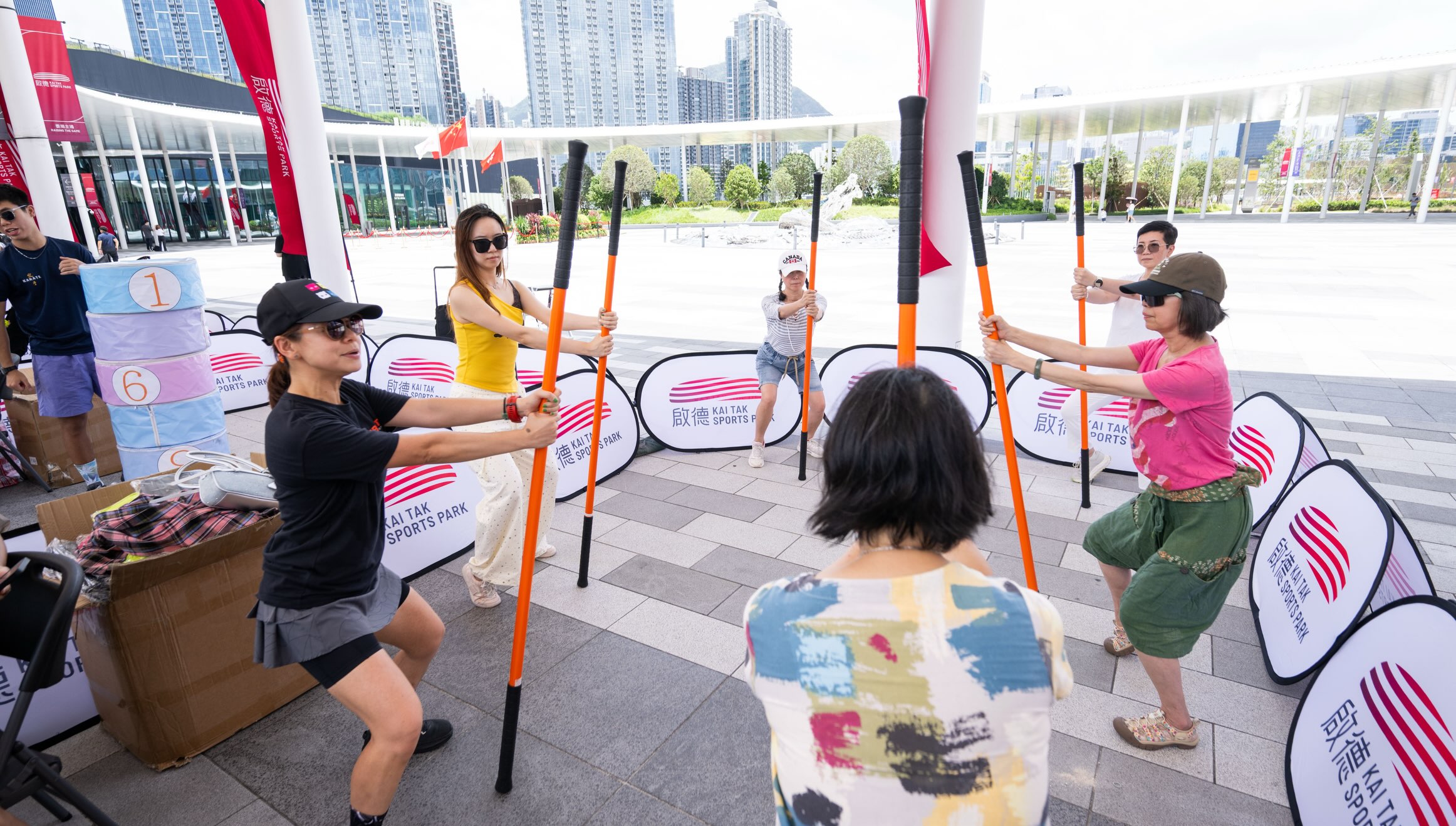 kai tak mall — Multiple July promotions for members: HK$30 dining voucher w/ HK$300 spend, free LocoBike pass for new members, free parking w/ HK$100 spend, and partner merchant discounts w/ event tickets.