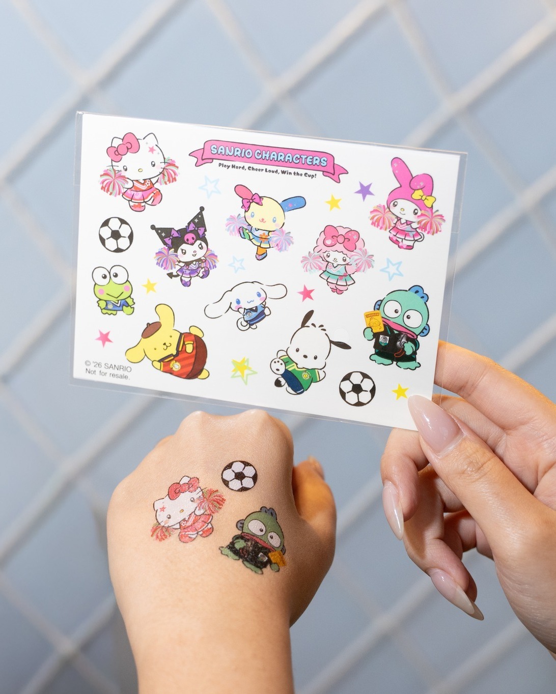 langham place — Spend a minimum amount to receive Sanrio character temporary tattoo stickers and exchange for limited-edition metal keychain at pop-up store.
