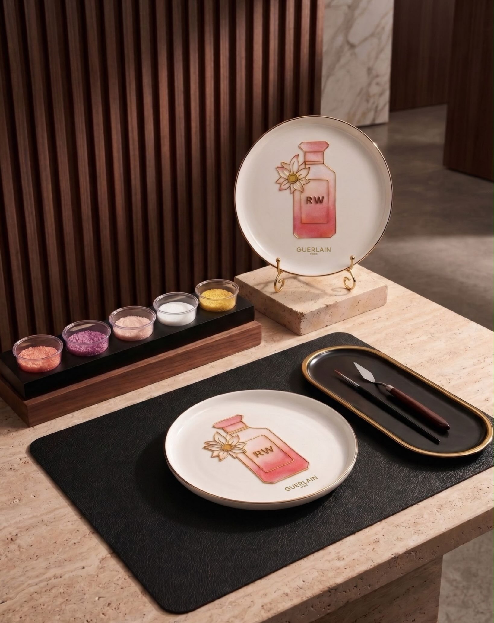 festival walk — Complete the Art Salon experience to receive a complimentary French fragrance skincare gift set and limited-edition ceramic tray.
