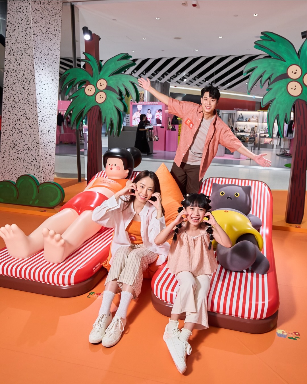 The Twins — Spend HK$200 to collect stamps for free Tireless Girl magnet (3 designs) or buy eco-bag for HK$20. Summer event with immersive chill installations.